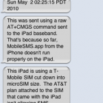 iPad 3G: Musclenerd verschickt erstmals SMS