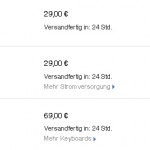iPad: Zubehör im Apple Store in 24 Versandbereit