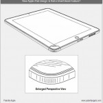Skizze: iPad mit "Smart Bezel Feature"