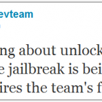 Chronic Dev Team: Wir arbeiten noch nicht am Unlock für iPhone 3G/3GS