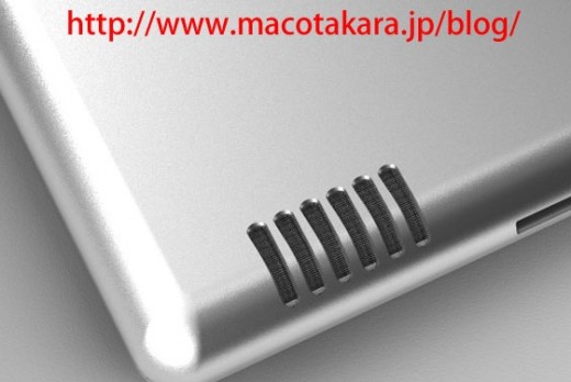 iPad 2: Mockup des neuen Lautsprechers