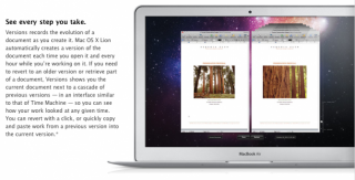 Versions im neuen Mac OS X Lion