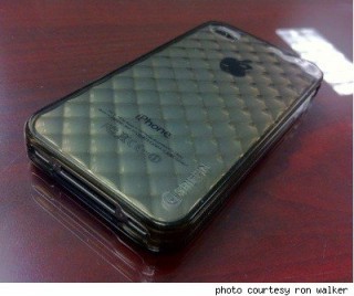 Ron Walker's iPhone 4 nach der Landung