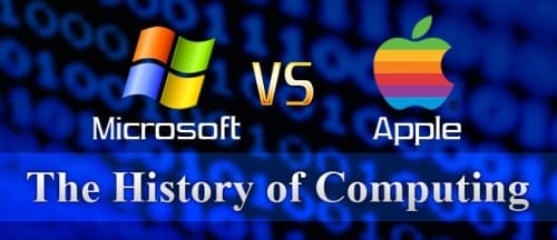Microsoft vs. Apple - Infografik zur Geschichte der Software-Konkurrenten Microsoft vs. Apple - Infografik zur Geschichte der Software-Konkurrenten