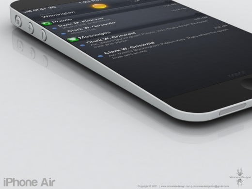 iPhone 5 Mockup: iPhone Air