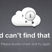 iCloud Web-Interface: 404 Fehlerseite