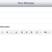 iCloud Web-Interface: Emails senden