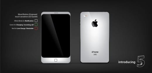 Mood LED: iPhone 5 Konzept von Kazi Shariar Ahmed