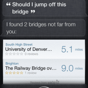 Soll ich von der Brücke springen?