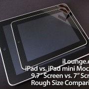 Größenvergleich: iPad Mini vs. iPad (Mockup)