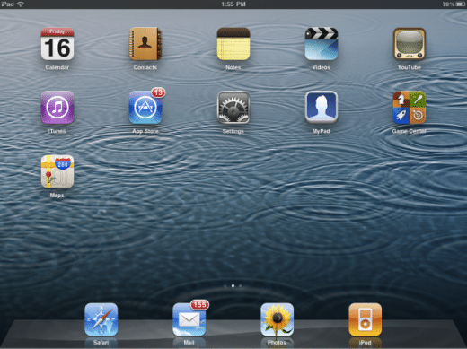 Die neue Standard-Wallpaper am iPad?