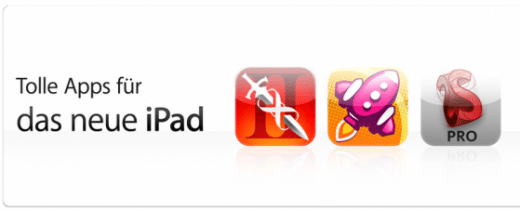 neues iPad: Apps mit hoher Auflösung