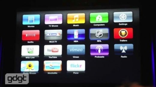 AppleTV 3G mit neuem, überarbeitetem Interface
