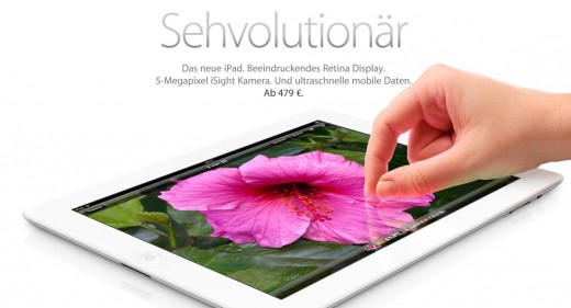 iPad 3: Jetzt mit Retina Display, A5X-Chip, LTE und 5 Megapixel Kamera