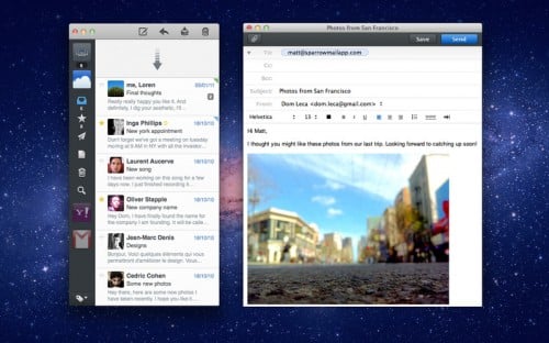Sparrow for Mac: Aktuelles Angebot für 5,99 US-Dollar
