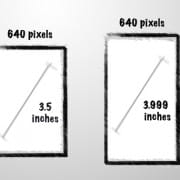 iPhone 5 Display, nachgerechnet: Aus 3,9 werden 4 Zoll