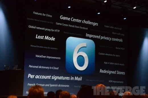 iOS 6 bringt Zahlreiche neue Features