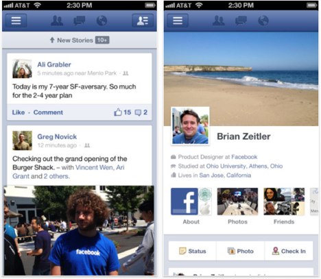Facebook 5.5: iOS-App erhält Neuerungen
