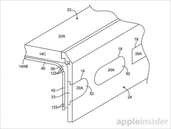 Patent zeigt seitliche Display-Erweiterung für iPhone