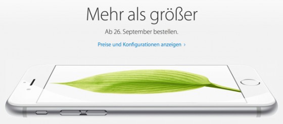 iPhone 6: Vorbestellung in Österreich, Schweiz & Co. ab 26. September