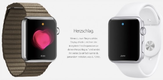 Apple Watch: Deutsche Webseite mit neuen Infos und Animationen